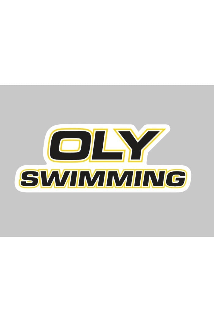 OLY Swimming Team Logo Car Window Sticker