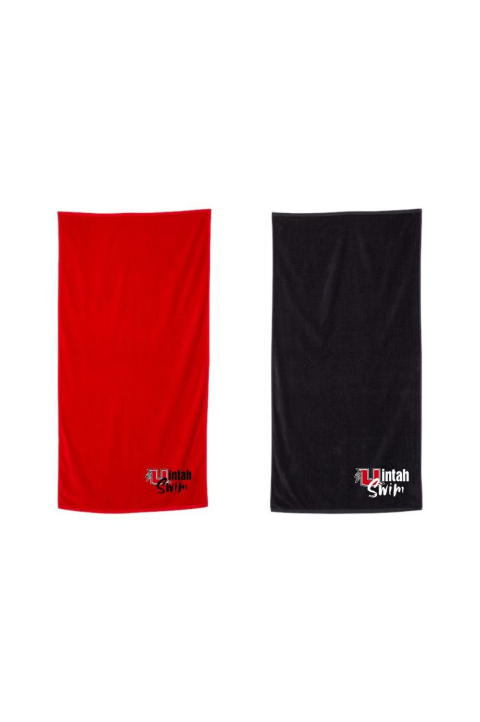 Q-Tees Velour Beach Towel