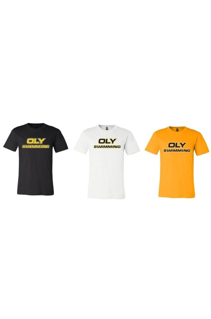 Oly Swimming Soft Cotton Tee - Youth & Adult