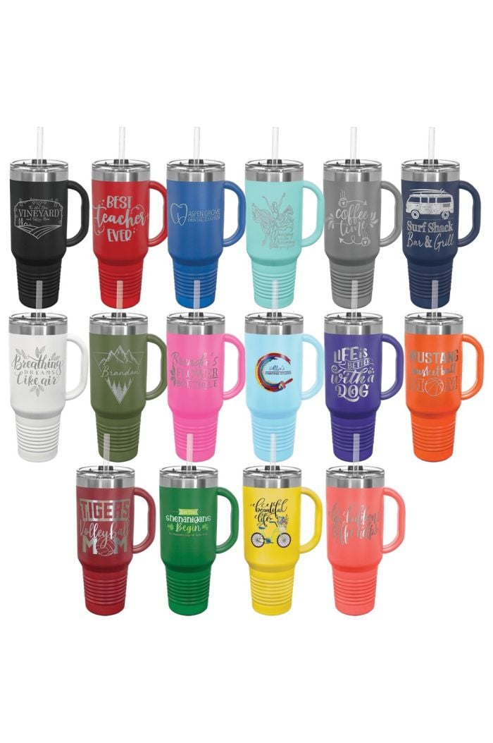 Polar Camel Travel Mug w/Handle 40oz