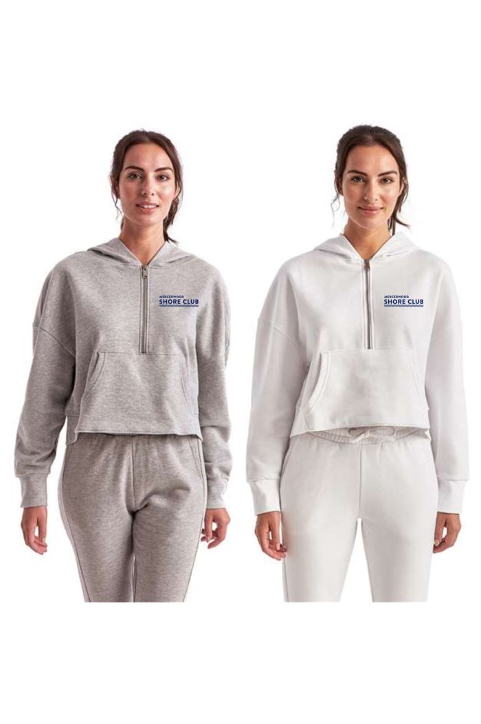 Women's 1/2 Zip Hooded Sweatshirt