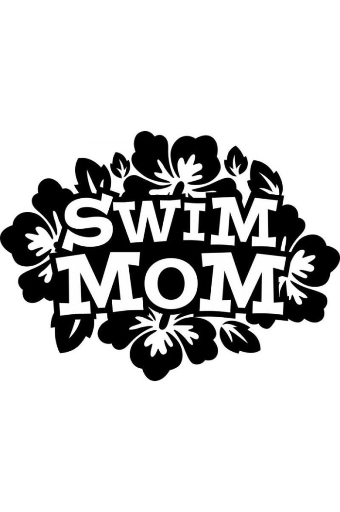 D&J Sports "Swim Mom" Sticker