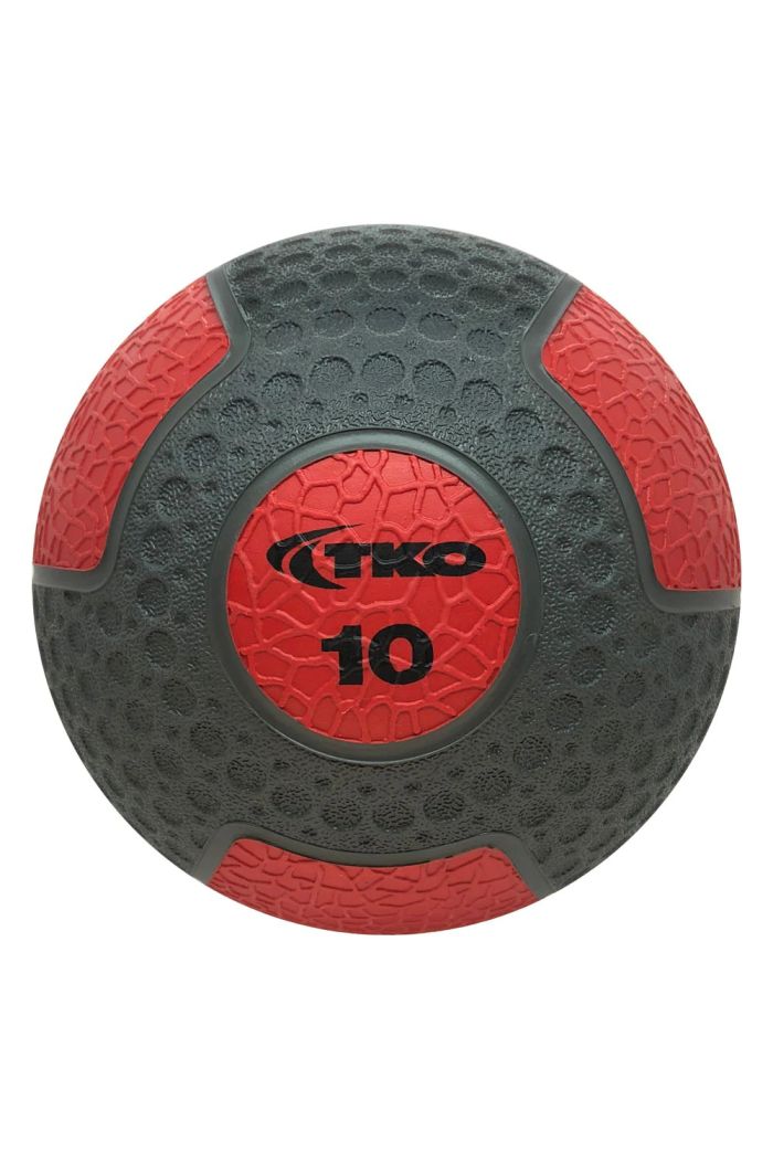 TKO 10 lb. Rubberized Medicine Ball 