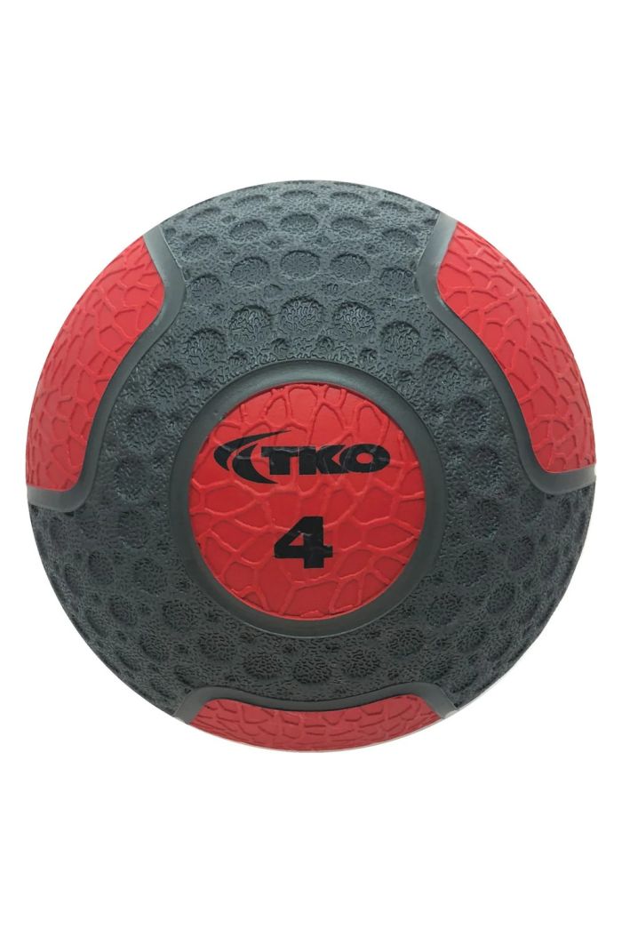 TKO 4 LB. Rubberized Medicine Ball 