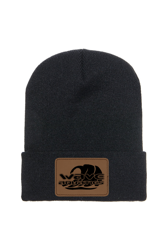 Wave Cuffed Knit Beanie