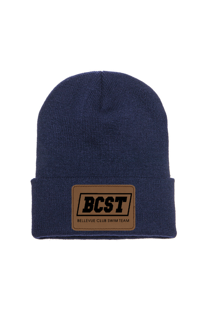 Leather Patch Team Beanie