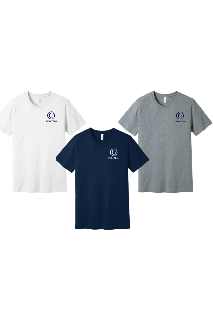 Youth and Adult Soft Cotton T-shirt Chest Logo