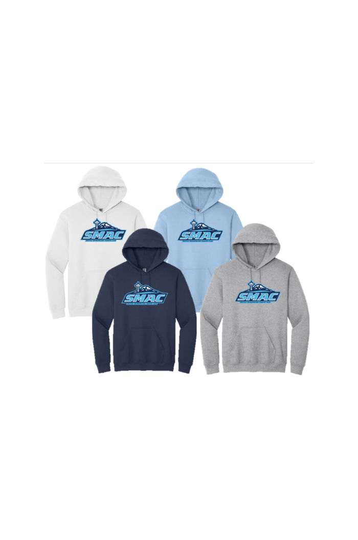 SMAC Cotton Hooded Sweatshirt (Large Logo) - Youth & Adult