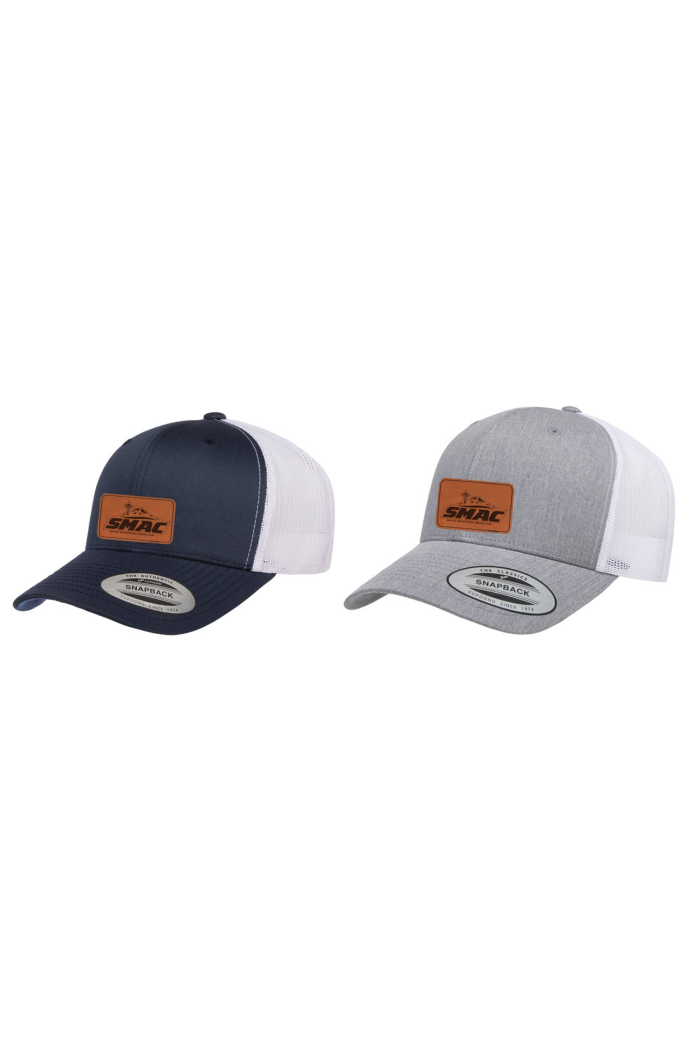 Snapback Hat - Leather Patch