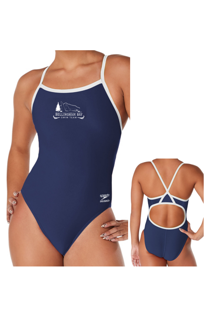 Speedo Solid Flyback Training Swimsuit