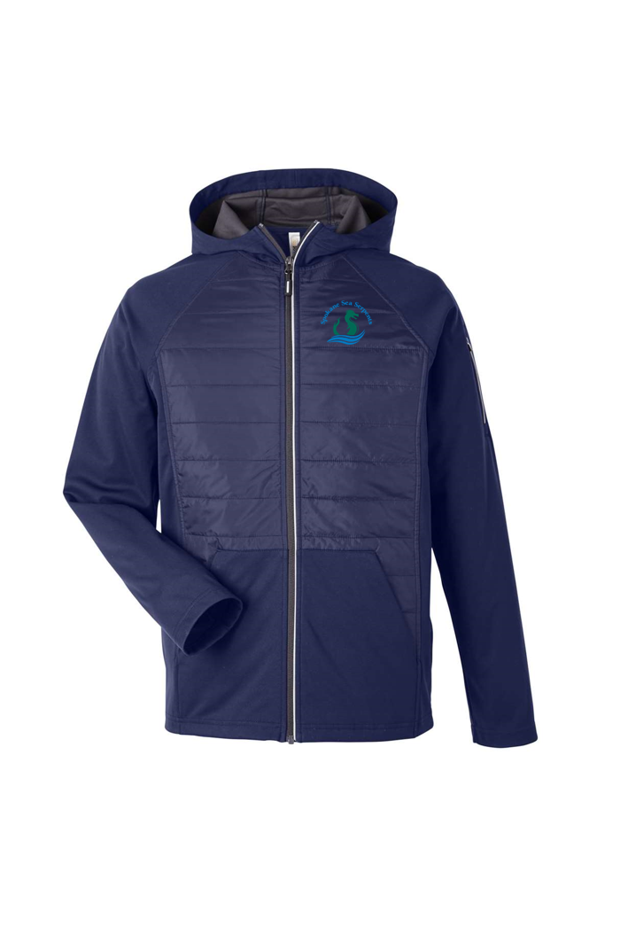 Unisex Techno Lite Hybrid Hooded Jacket
