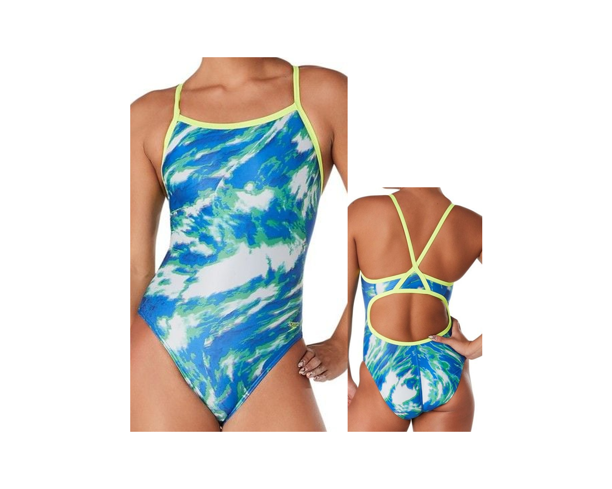 Speedo Endurance+ Cyclone Swirl Flyback - D&J Sports