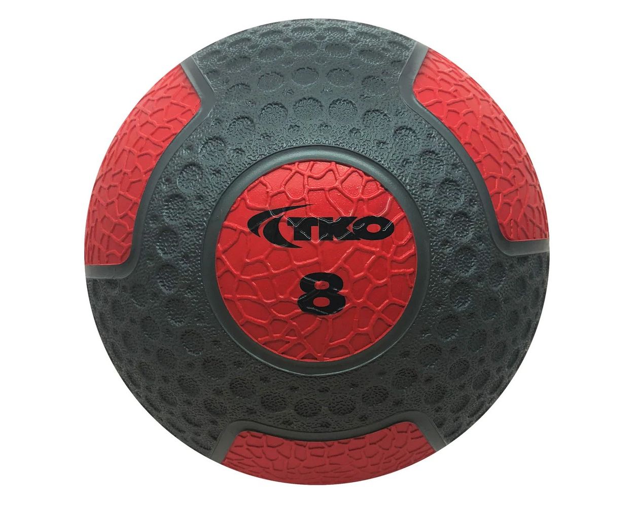 TKO 8 lb. Rubberized Medicine Ball - D&J Sports